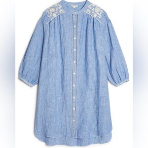 - Louise Misha Blue Stripes Nilou Dress